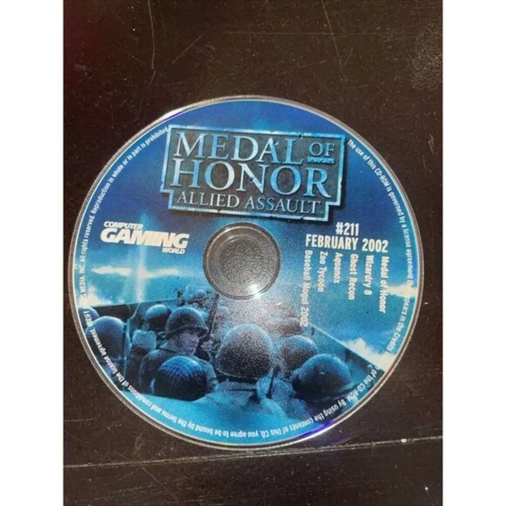 Medal Of‎ Honor Allied Assault PC CD Rom